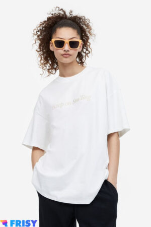 Oversized Motif T-shirt